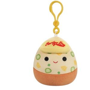 Squishmallows “Stranger Things” 3.5 inch Surfer Boy Pizza Clip